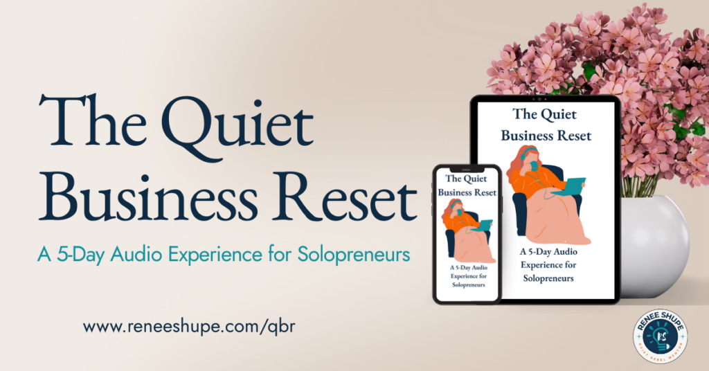 quiet business reset product image